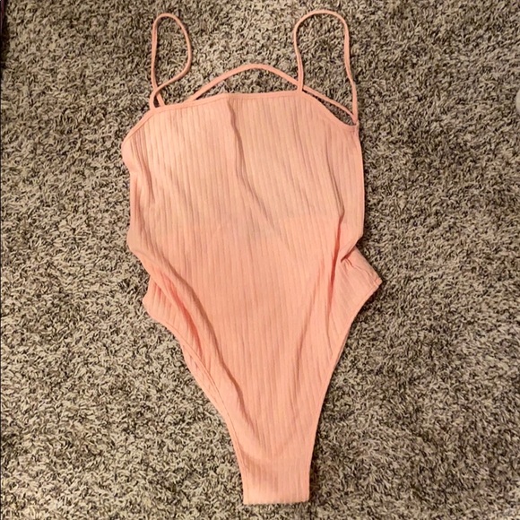 Motel Ribbed Bodysuit - Picture 4 of 5